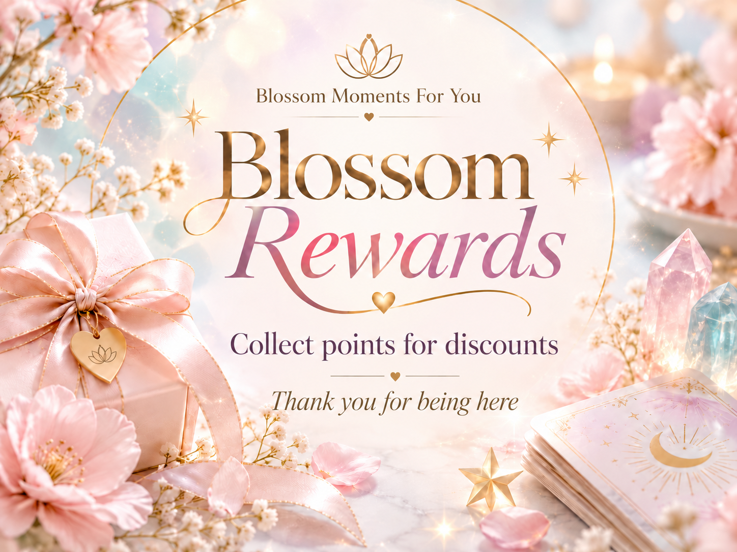 Blossom Moments For You loyalty rewards program